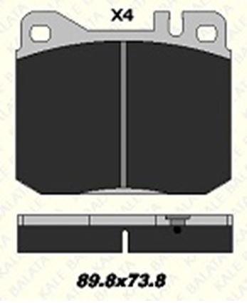 FREN BALATASI ÖN MERCEDES 200/280E W123-W126 20341 175 04 ANS KD13