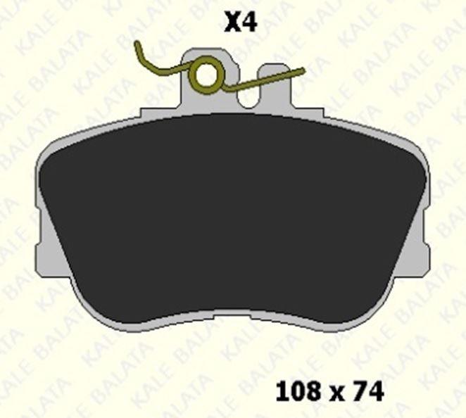 FREN BALATASI ÖN MERCEDES C SERI (W202) SW (S202) SHİMLİ 21439 203 24 MSH KD11
