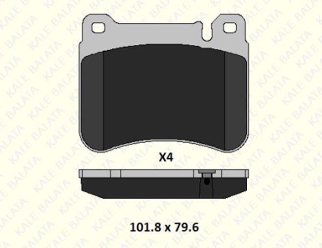 FREN BALATASI ÖN MERCEDES C SERİSİ (W203) C SERİSİ COUPE (CL203) C SERİSİ T-MODEL (S203) CLC SERİSİ (CL203) CLK (C209) SLK (R171) 23945 165 04 MSH KD11 2394516504MSHKD11