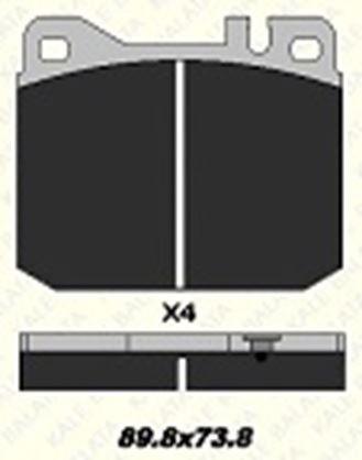 FREN BALATASI ÖN MERCEDES MERCEDES 200/280E W123 W124 W126 TRANSPORTER LT 28/31/35 20392 185 04 ANS KD13