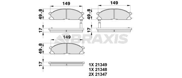 FREN BALATASI ON NISSAN PICK UP D22 TD25 98-02 PATHFINDER 86-95 URVAN 95-00