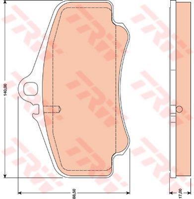 FREN BALATASI ÖN PORSCHE 911. 96>05 