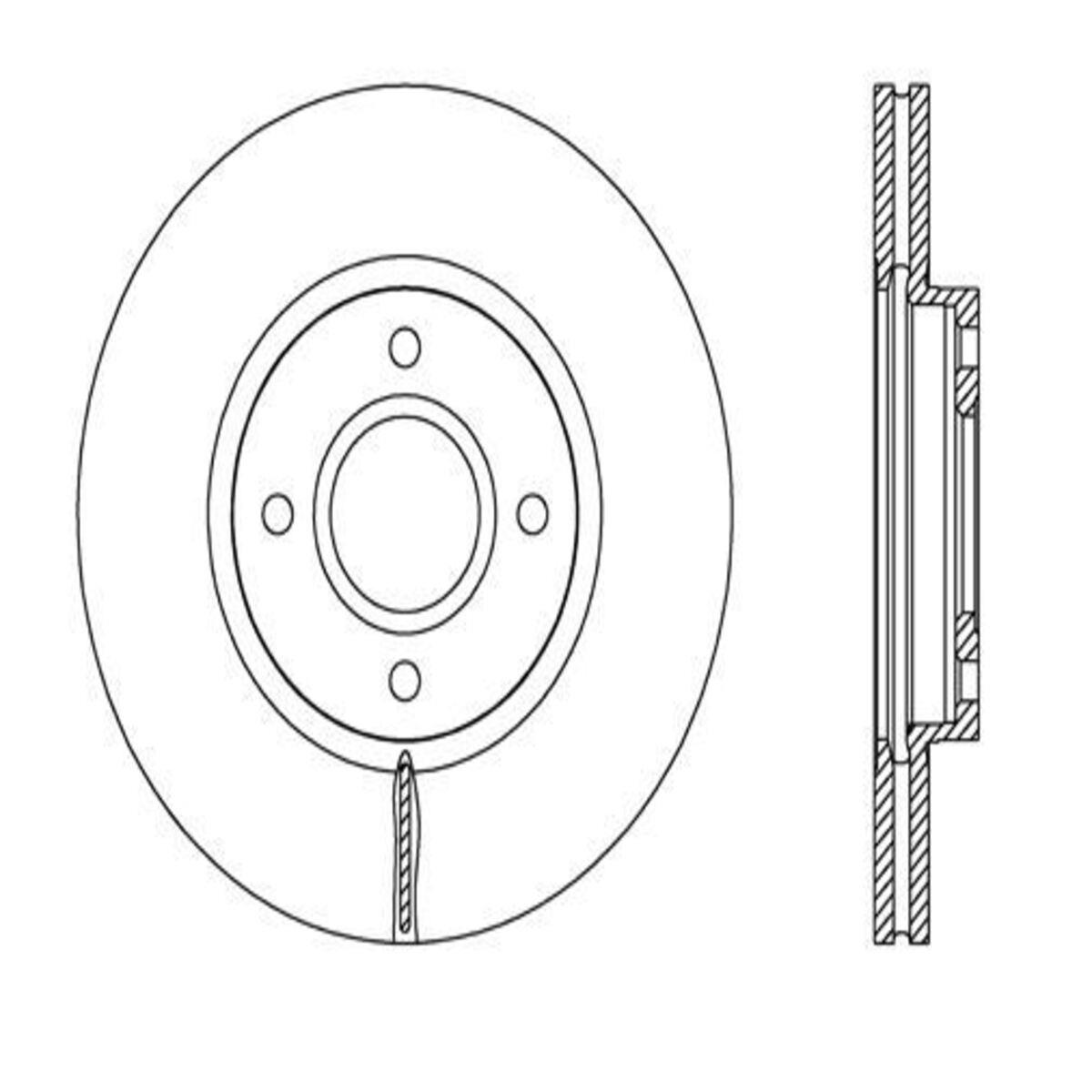 FREN DISK ON HAVA KANALLI 278-4 ( FORD: COURIER BMAX 14 -  )