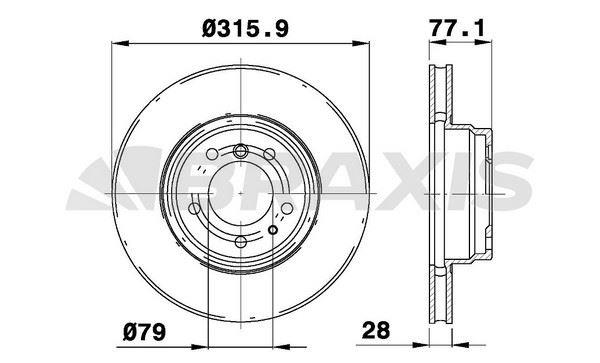 FREN DISKI ON BMW E38 94>01
