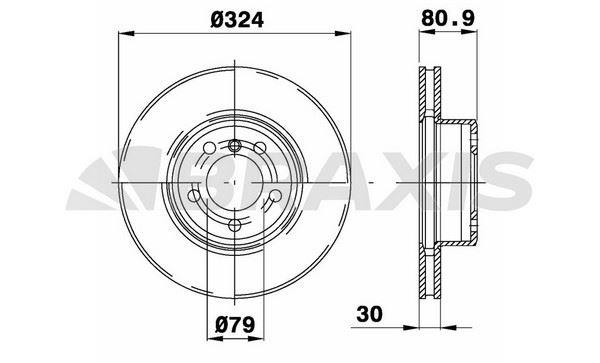 FREN DISKI ON BMW E65 E66 02>08