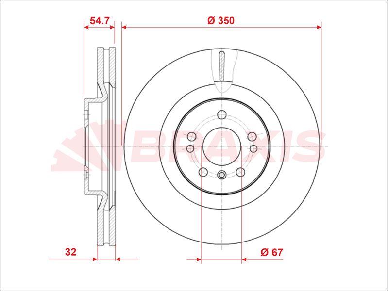 FREN DISKI ON X164 06>12 W164 05>11 W251 05>14