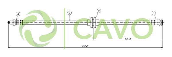 FREN HORTUMU ARKA ALFA 156 147 C5