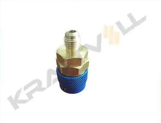 GAZ BASMA VANASI DÜZ TIP (LP QUICK COUPLER) ALÇAK BASINC R1234yf  M1/4 SAE