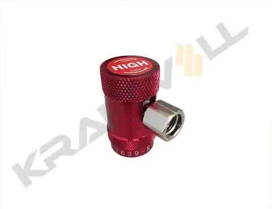 GAZ BASMA VANASI (HP QUICK COUPLER) YUKSEK BASINC R1234yf  M14x1,5 ACME x M1/4 SAE