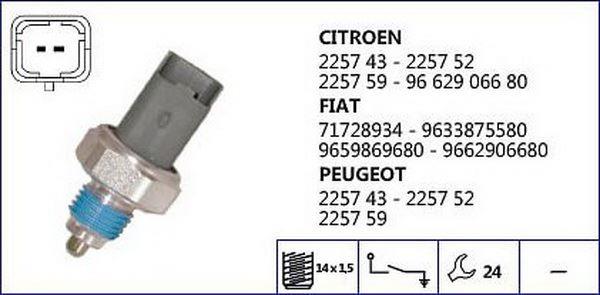 GERİ VİTES MÜŞÜRÜ PEUGEOT CITROEN
