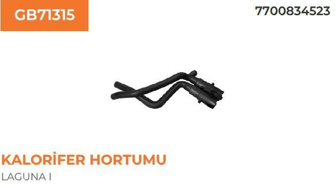 KALORİFER HORTUMU RENAULT LAGUNA I 2,0 16V 7700834