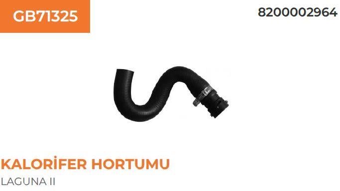 KALORİFER HORTUMU RENAULT LAGUNA II 1,9 DCI 820000