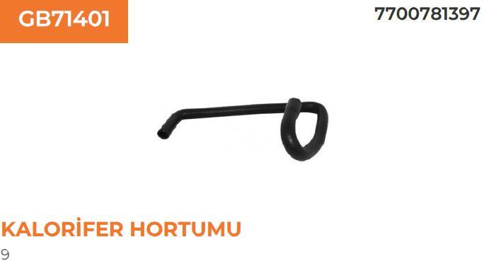 KALORİFER HORTUMU RENAULT RENAULT 9 7700781397