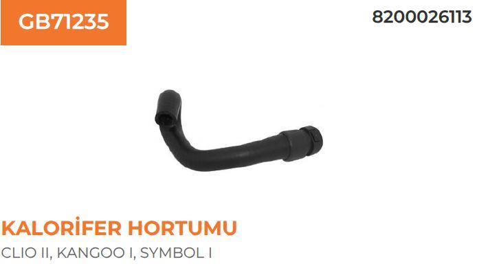 KALORİFER HORTUMU(R.KANGOO 1,5 D)