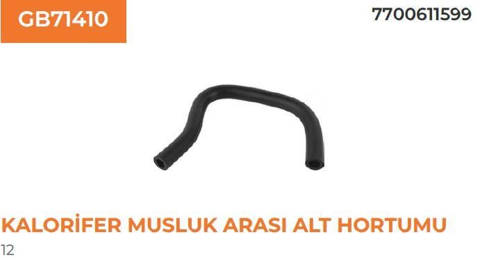 KALORİFER MUSLUK ARASI ALT RENAULT RENAULT 12 7700