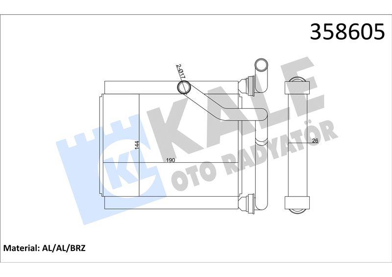 KALORİFER RADYATÖRÜ HONDA JAZZ