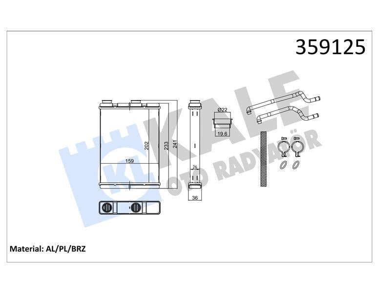 KALORİFER RADYATÖRÜ NISSAN QASHQAI II SUV
