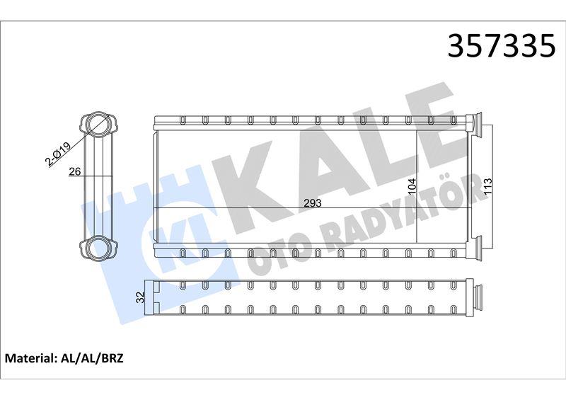 KALORİFER RADYATÖRÜ PEUGEOT 3008 (2016->)