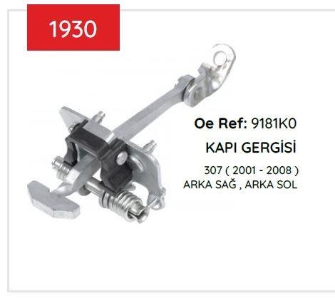 KAPI GERGISI 307 ARKA 9181 K0