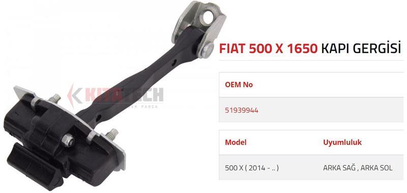 KAPI GERGİSİ 500 X ARKA 2015->