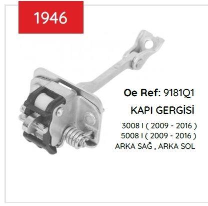 KAPI GERGISI 5008 3008 ARKA 09> 9181Q1