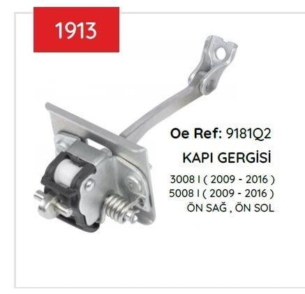 KAPI GERGISI 5008 3008 ÖN 9181 Q2