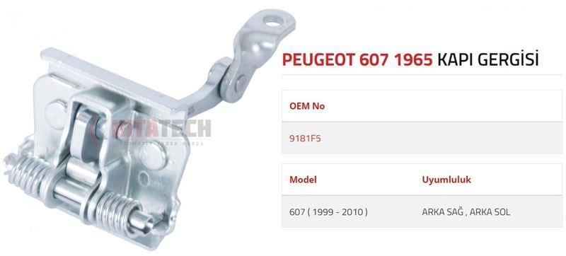 KAPI GERGİSİ 607 ARKA 1999-2010