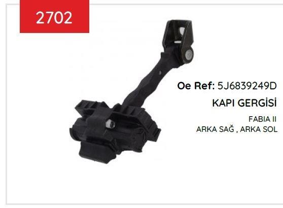 KAPI GERGİSİ ARKA SKODA FABIA II 2007-2015