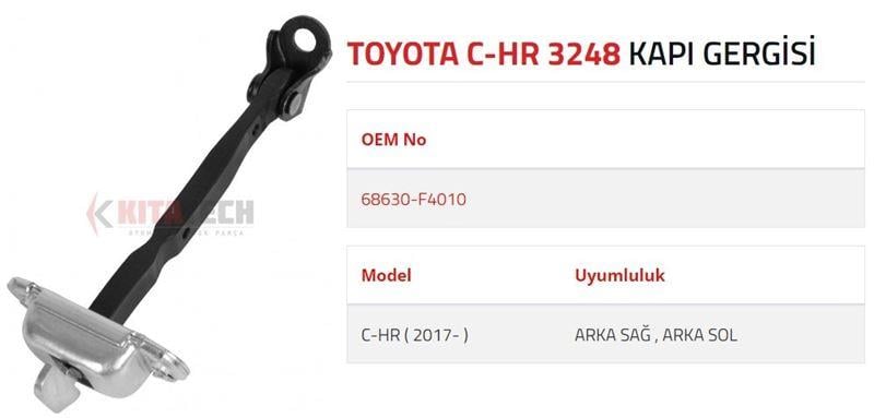 KAPI GERGİSİ C-HR ARKA 2017-