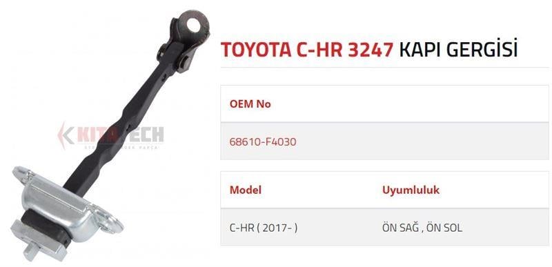 KAPI GERGİSİ C-HR ÖN 2017-