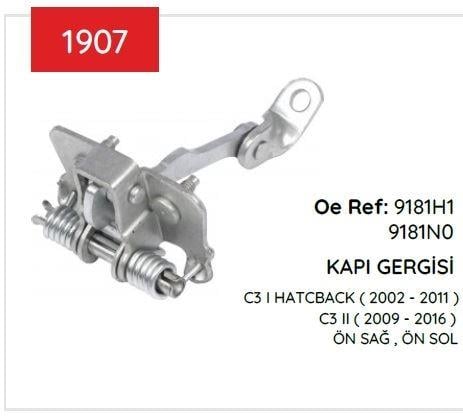 KAPI GERGISI C3 I II ÖN 02>15 9181 H1 9181N0