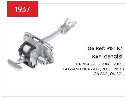 KAPI GERGISI C4 PICASSO ÖN 9181 K3