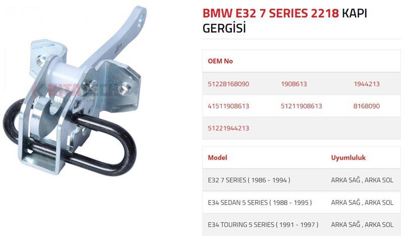 KAPI GERGİSİ E32  E34 ARKA