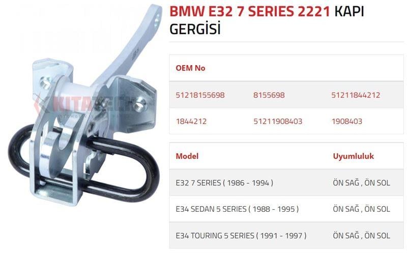 KAPI GERGİSİ E32  E34 ÖN