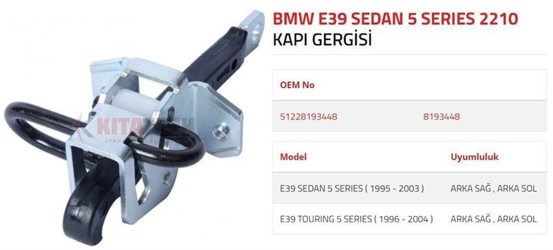 KAPI GERGİSİ E39 ARKA