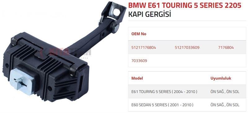 KAPI GERGİSİ E60  E61 ÖN