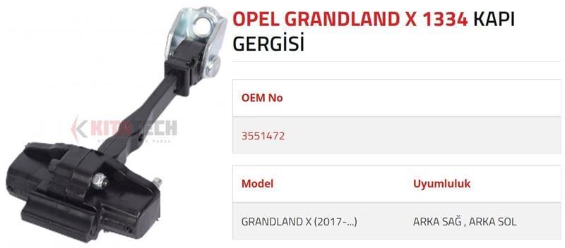 KAPI GERGİSİ GRANDLAND X ARKA 2017 ->