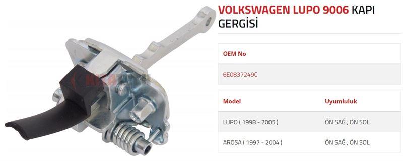 KAPI GERGİSİ LUPO SEAT AROSA ÖN