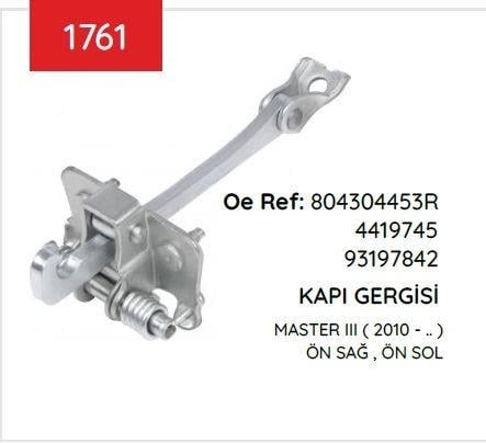 KAPI GERGISI MASTER III ÖN 10> 804304453R