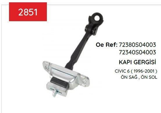 KAPI GERGİSİ ÖN HONDA CİVİC 6 1996-2001