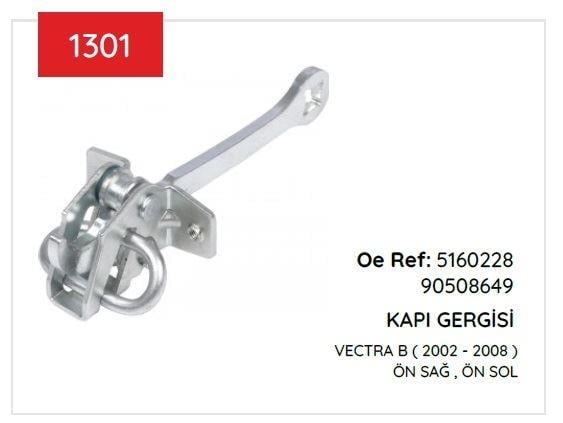 KAPI GERGİSİ ÖN OPEL VECTRA B CC 95>03 VECTRA B SALOON 95>02 VECTRA B ESTATE 96>03  5160228 90508649