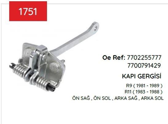 KAPI GERGISI R9 R11 ÖN ARKA 7702255777