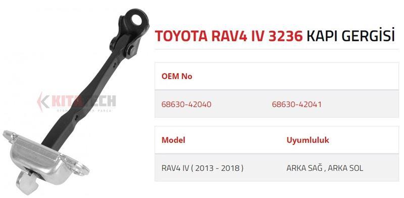 KAPI GERGİSİ RAV 4 IV ARKA 2013 2018