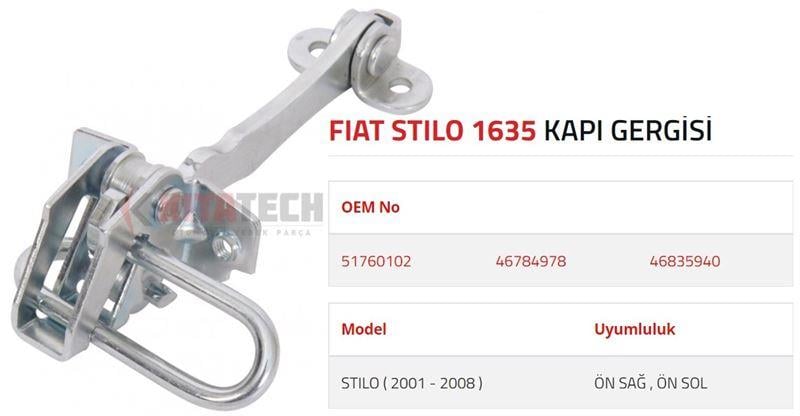 KAPI GERGİSİ STILO ÖN 2002-2011