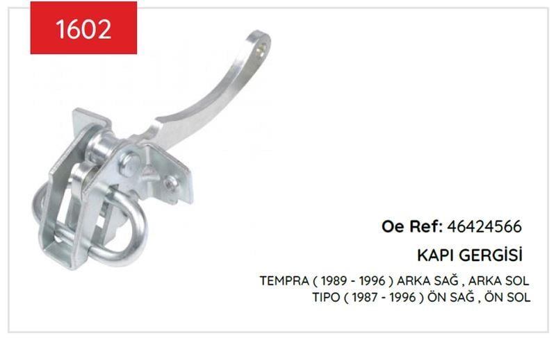 KAPI GERGISI TEMPRA ARKA 46424566