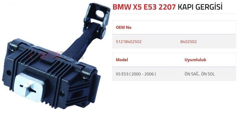 KAPI GERGİSİ X5 E53 ÖN 1999-2006