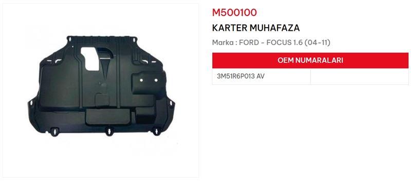 KARTER MUHAFAZASI  FOCUS II 1.6 2004 2011