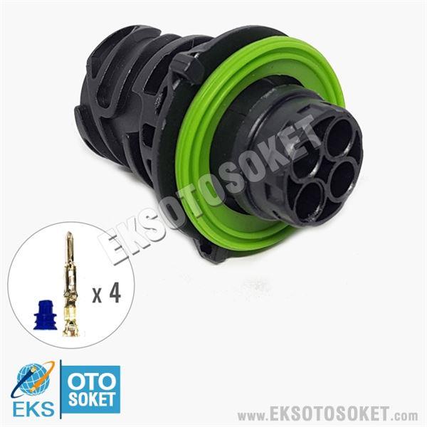 KILOMETRE SOKETI 4 PIN ERKEK KAPAKSIZ DEMONTE A0025452381