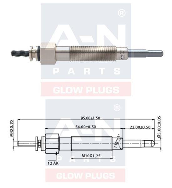 KIZDIRMA BUJİSİ ECO 11V HYUNDAI GALLOPER I 2.5 TD H 100-STAREX-PORTER 2.6 TD 3671042020 GN955 0100226233 GLP034 0250202094 Y722JS PM166 ET1-A-N-056 233