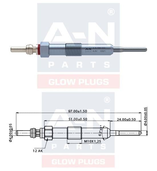 KIZDIRMA BUJİSİ ECO 4,4V RENAULT FLUENCE.MEGANE 1.5 DCIDACIA DUSTER-DOKKER-SANDERO-LOGAN 1.5 DCI 8200682592 GE110 0100266032 GLP221 0250403012 DP77 Y1035AS PN900 ET1-A-N-096 032 EURO5